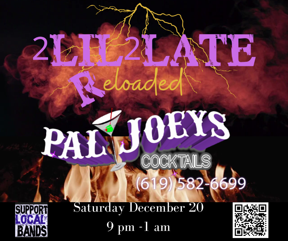 2Lil2Late returns to Pal Joey's